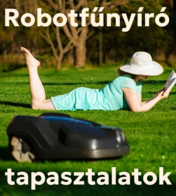 Robotfűnyíró egy változatos kertben – saját tapasztalatot osztunk meg