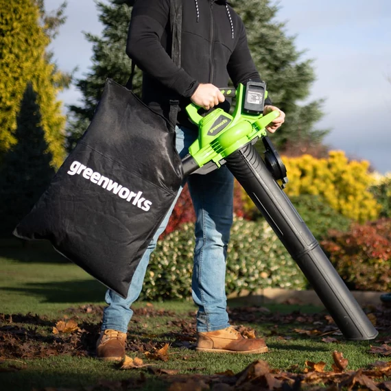 Greenworks GD24X2BV akkumulátoros lombszívó-fúvó 