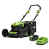 Greenworks GD40LM46SPK4 40V, 46 cm, fűgyűjtős, akkumulátoros önjáró fűnyíró - akkuval és töltővel